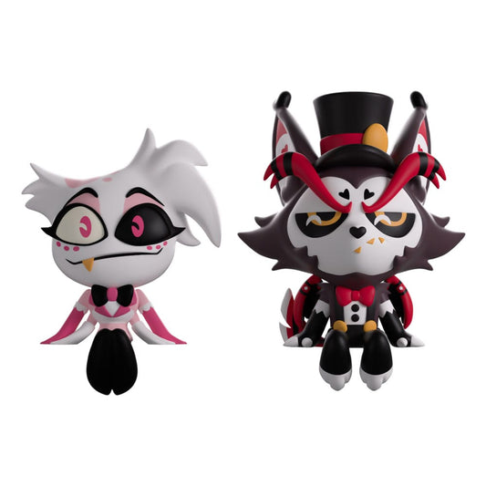Hazbin Hotel Vinyl Figures Angel Dust & Husk Monitor Buddiez 0810163658020