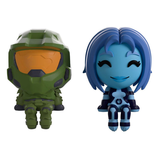 Halo Vinyl Figures The Master Chief & Cortana Monitor Buddiez     0810163659942