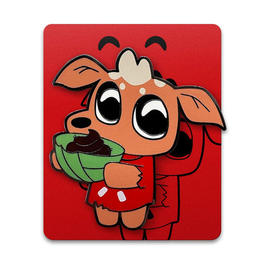 Cult of The Lamb Pin Badge Dinner 5 cm 0810140786272