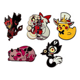Hazbin Hotel Enamel Pins Set 5 cm (6) 810163657962