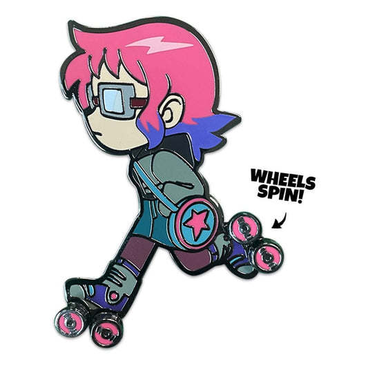 Scott Pilgrim Pin Badge Ramona Skating 5 cm 0810140789525