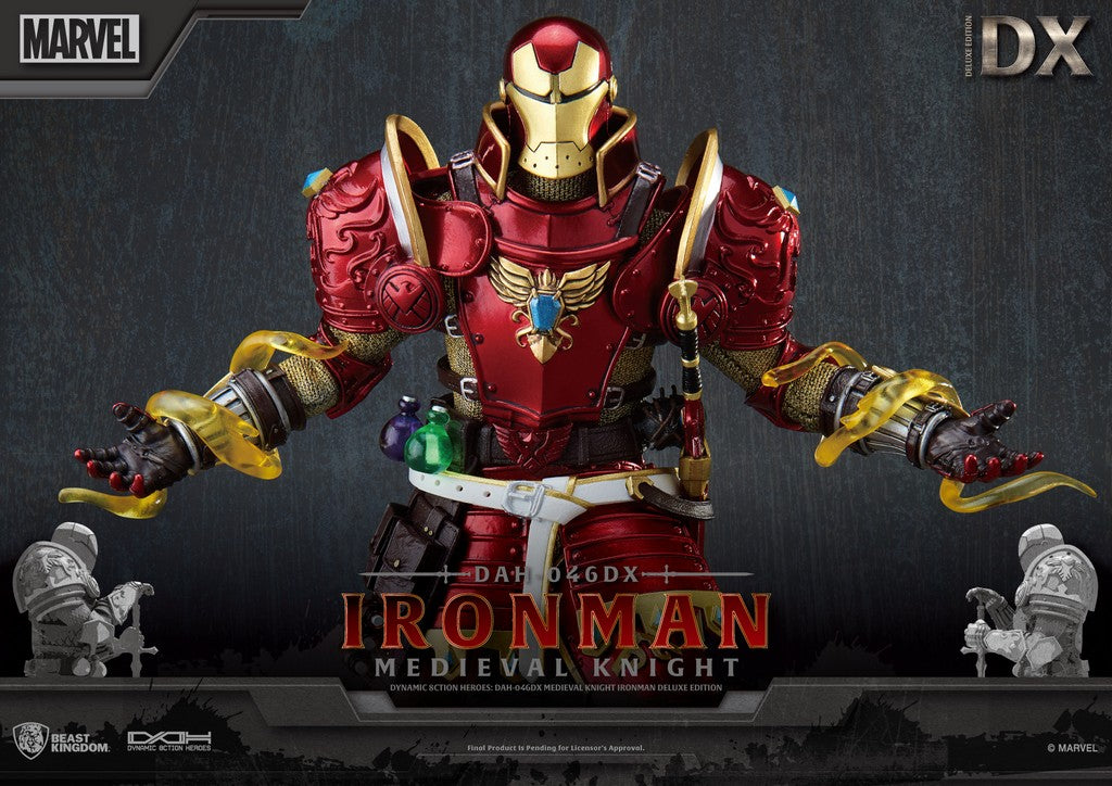  Marvel: Deluxe Medieval Knight Iron Man 1:9 Scale Figure  4711061159922