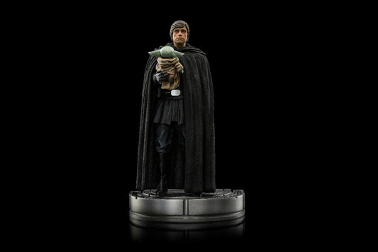  Star Wars: The Mandalorian - Luke Skywalker and Grogu 1:10 Scale Statue  0618231950362