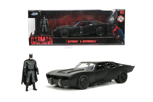  DC Comics: The Batman - Batmobile and the Batman 1:24 Scale Set  4006333080258