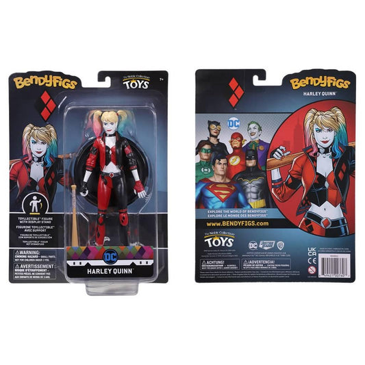 DC Comics Bendyfigs Bendable Figure Harley Quinn Rebirth 19 Cm - Amuzzi