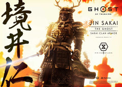  Ghost of Tsushima: Jin Sakai the Ghost - Sakai Clan Armor Deluxe Bonus Version 1:4 Scale Statue  4580708040776
