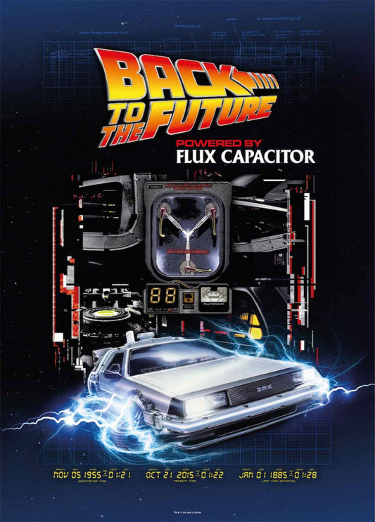 Back To The Future Puzzle Powered By Flux Capacitor - Amuzzi