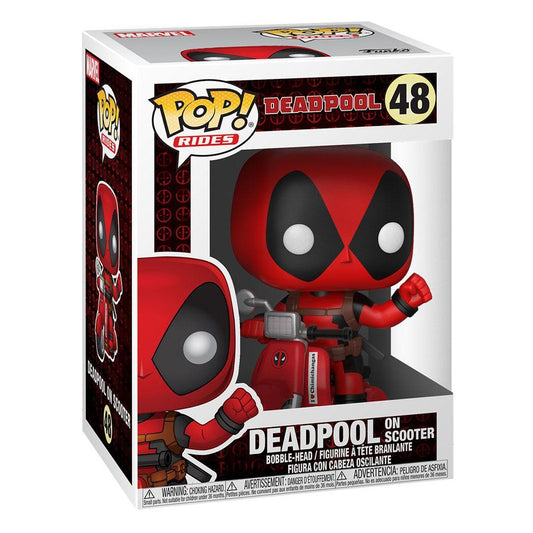 Deadpool POP! Rides Vinyl Figure Deadpool & Scooter 9 Cm - Amuzzi