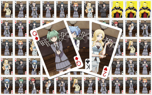 Assassination Classroom Playing Cards Characters - Amuzzi