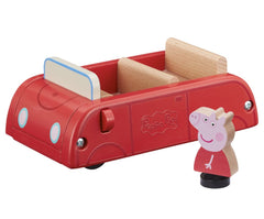 Houten familiewagen met figuur - Peppa Pig 5029736072087