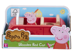 Houten familiewagen met figuur - Peppa Pig 5029736072087