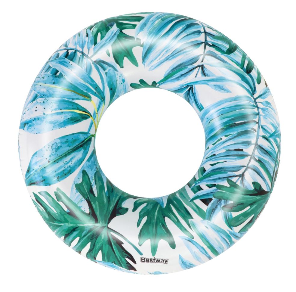 Zwemring Tropische palmbomen - 119 cm 6942138982183