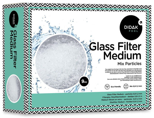 Filtermedium gebroken glas 0,8-1,2mm - 9 kg 3700115090121