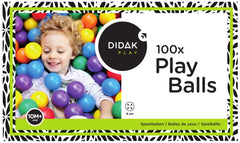 100 speelballen in doos - Didak Play 3700115000137