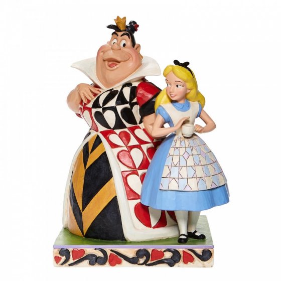 Chaos and Curiousity - Alice and the Queen of Hearts Figurin 0028399282432