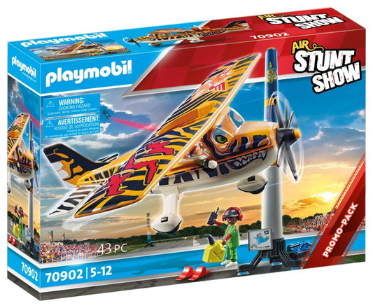 PROMO Air Stuntshow Propellorvliegtuig "Tiger" - Playmobil 4008789709028