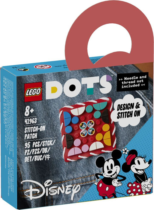 Mickey en Minnie Mouse: Stitch-on patch - Lego Dots 5702017156330