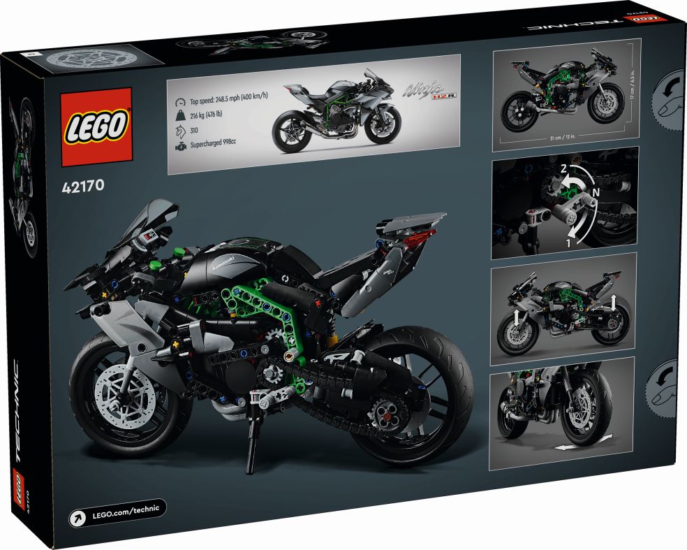 Kawasaki Ninja H2R Motor - Lego Technic 5702017583556