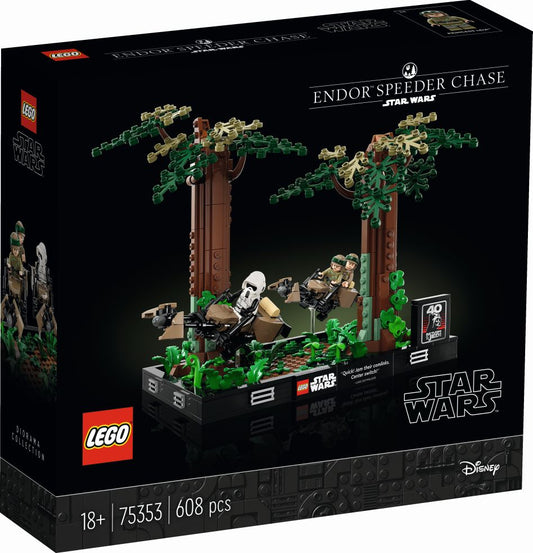 Endor Speederachtervolging Diorama - Lego Star Wars 5702017421377