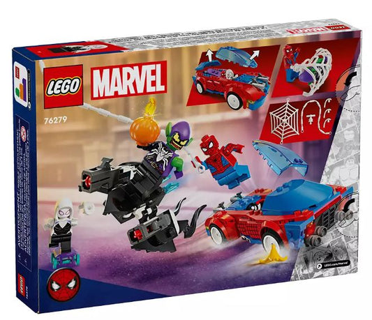 Spider-Man Racewagen en Venom Green Goblin 5702017590295