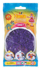 Strijkkralen transparant paars - Hama - 1000 st 0028178207243