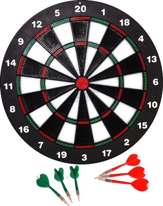 Dartsbord kinder safety incl 6 safety darts - diam 45 cm 8716096010459