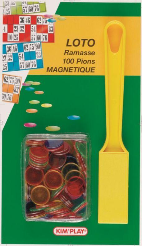 Magnetische Lotto Met Magnetische Opraper - 100 St - Amuzzi
