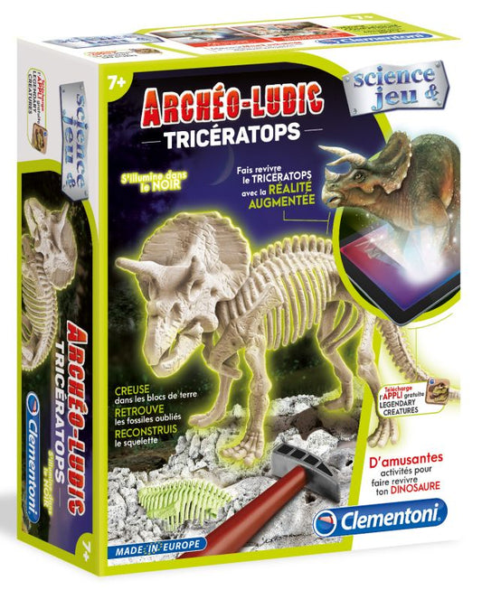 Archéo Ludic Tricératops - Phosphorescent - FR 8005125520695