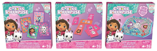 3 pack spelletjesbundel - Gabby's Dollhouse 0778988460832