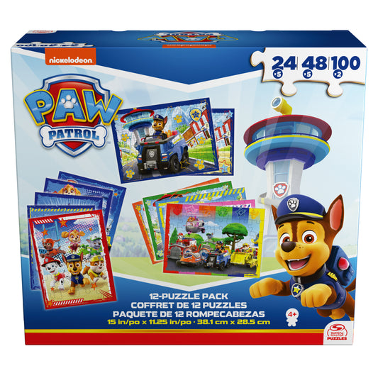 12 pack kartonnen puzzels - Paw Patrol 0778988462096