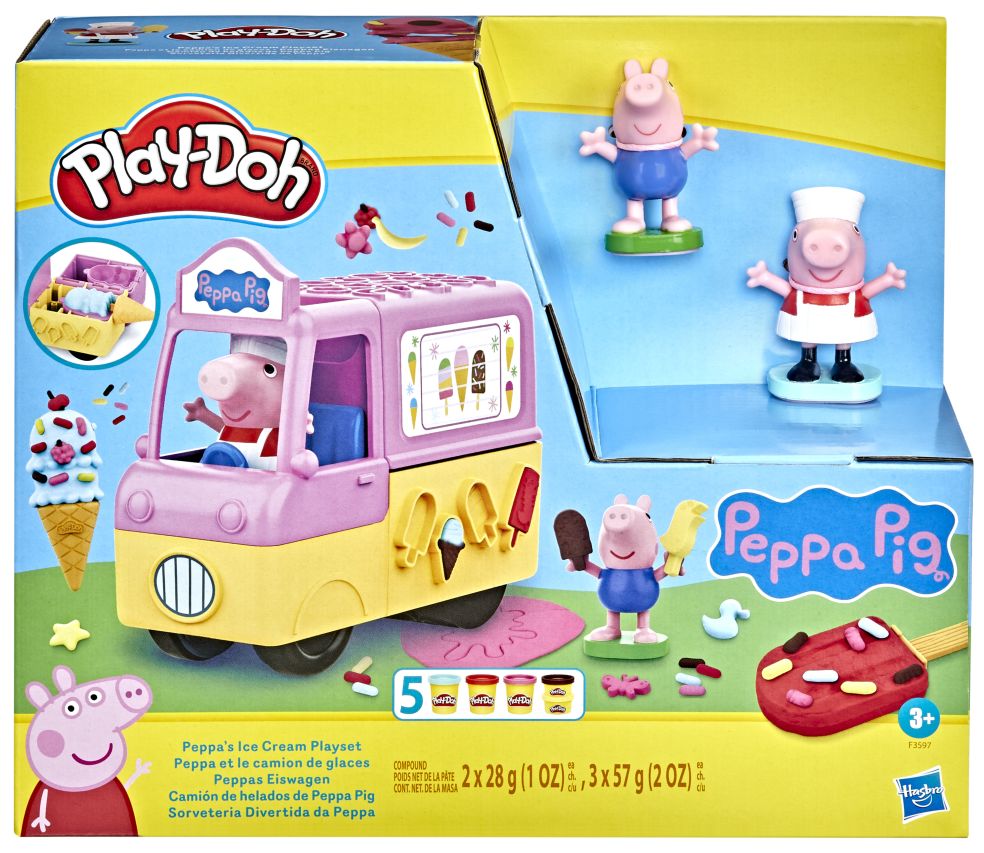 Peppa's ijsjes speelset - Playdoh 5010993979639