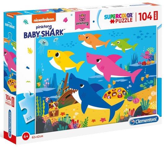 Puzzel maxi - Baby shark - 104 st 8005125237517