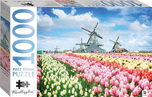 Puzzel - Hollandse molens en tulpen - 1000 st 9354537001377