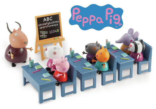 Klaslokaal met 7 personages - Peppa Pig 8005163443208