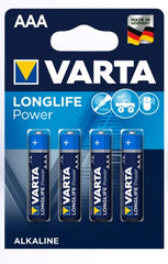LR03-AAA batterij Longlife power alkaline - Varta   - 4 st 4008496559749