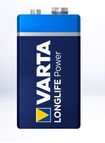 6LR61-9V batterij Longlife power alkaline - Varta 4008496559862