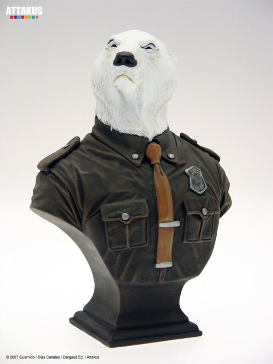  Blacksad: Hans Karup White Bear Mini Bust  3700472001815