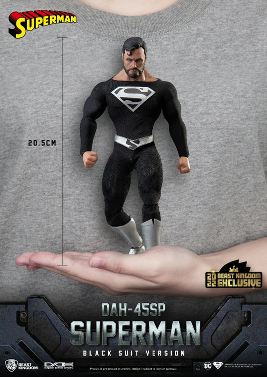  DC Comics: Superman Black Suit 1:9 Scale Figure  4711203444961
