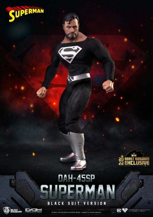  DC Comics: Superman Black Suit 1:9 Scale Figure  4711203444961
