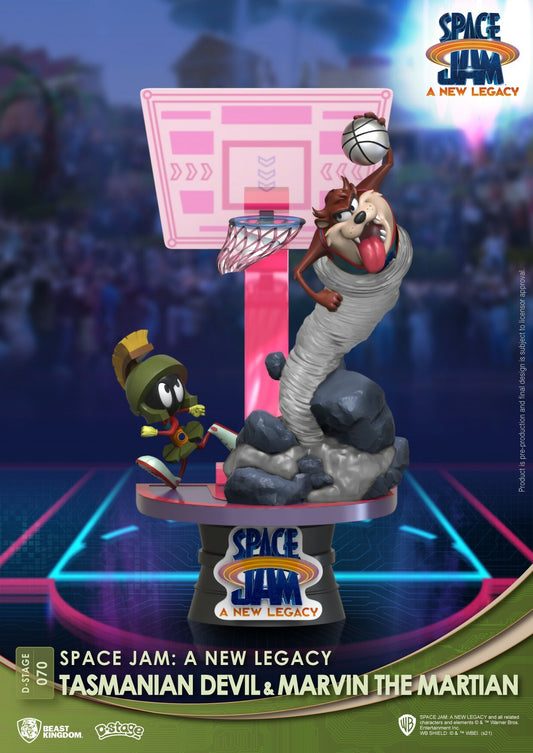  Space Jam 2: A New Legacy - Tasmanian Devil and Marvin the Martian PVC Diorama  4711061157904