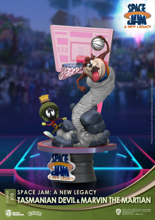  Space Jam 2: A New Legacy - Tasmanian Devil and Marvin the Martian PVC Diorama  4711061157904