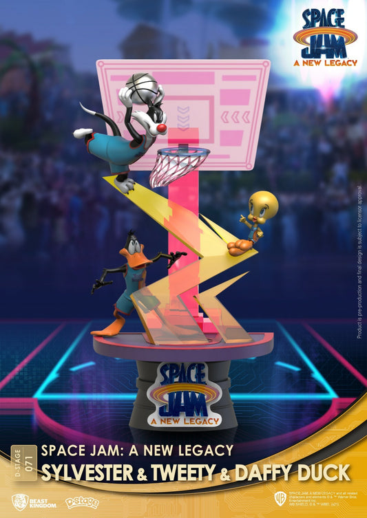  Space Jam 2: A New Legacy - Sylvester with Tweety and Daffy Duck PVC Diorama  4711061157911