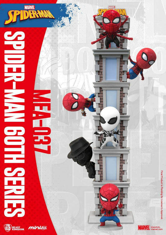  Marvel: Spider-Man - 60th Anniversary Series Bright Box 3 inch Figure Set  4711203450832