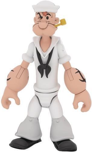  Popeye: Wave 2 - Popeye White Sailor Suit Action Figure  0814800023226