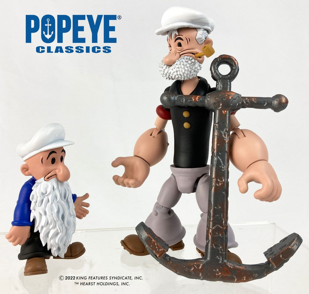  Popeye: Wave 2 - Poopdeck Pappy Action Figure  0814800023240