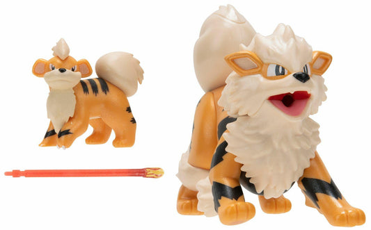  Pokemon: Evolution Multipack - 2 inch Growlithe and 3 inch Arcanine  0191726439127