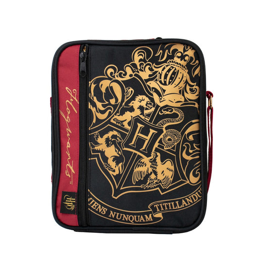  Harry Potter: Hogwarts Crest Deluxe Black Two Pocket Lunch Bag  5060718143982
