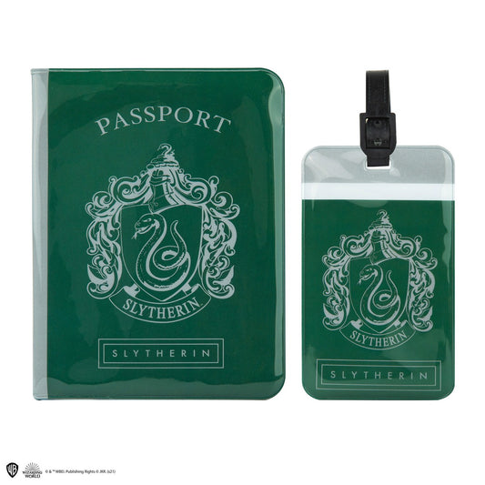  Harry Potter: Slytherin Luggage Tag and Passport Cover Set  4895205604261