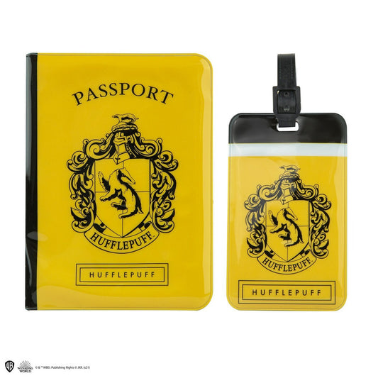  Harry Potter: Hufflepuff Luggage Tag and Passport Cover Set  4895205604285