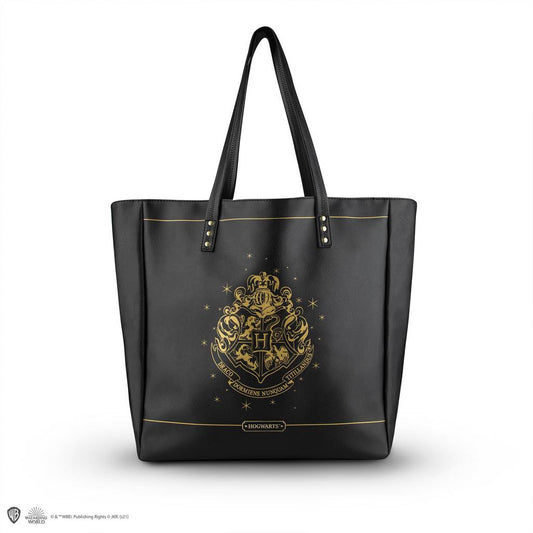  Harry Potter: Hogwarts Black PU Leather Shopping Bag  4895205606371
